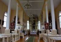 Medingėnų bažnyčios interjeras. O. Gricienės foto.