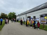 Europos paveldo dienų renginio dalyviai apžiūri parodą Žemaitukai grįžta į Rietavą