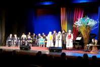 Renginio dalyvius pasveikino Panevežio bendruomenių rūmų folkloro ansamblis - Pulkelis