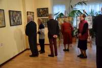 Dailininko Adomo Galdiko parodos atidarymas Rietavo Oginskių kultūros istorijos muziejuje