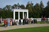 Europos paveldo Europos paveldo dienų 2018 minėjimas Rietave. Oficialus EPD 2018 atidarymas prie kunigaikščių Oginskių paminklo.