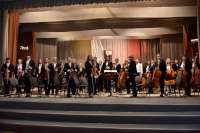 Maladečino M. K. Oginskio vardo valstybinės muzikos kolegijos simfoninis orkestras. Manto Viržinto fotografija