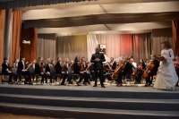 Maladečino M. K. Oginskio vardo valstybinės muzikos kolegijos simfoninis orkestras. Orkestro vadovas ir dirigentas baltarusijos nusipelnęs kultūros veikėjas Grigorijus Soroka. Manto Viržinto fotografija
